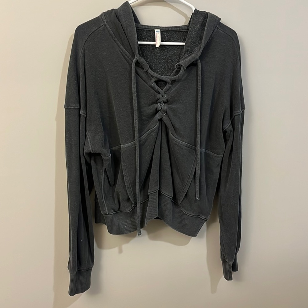 Free People Movement Tie Hoodie